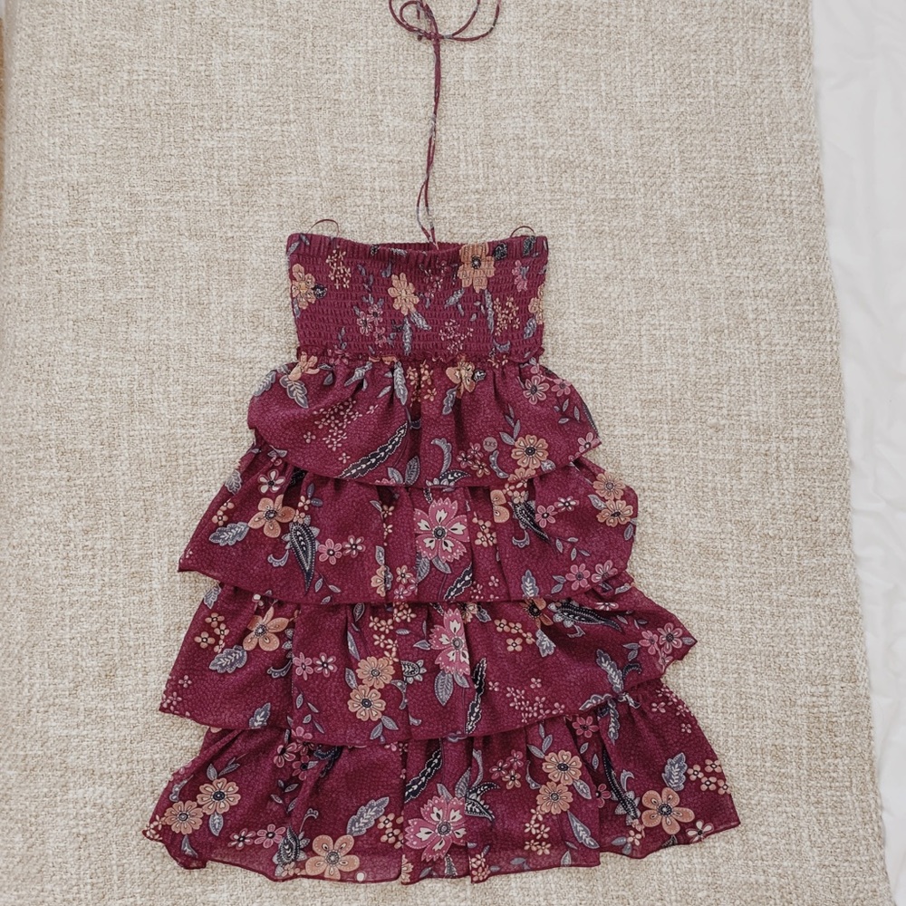 AE: Magenta floral dress